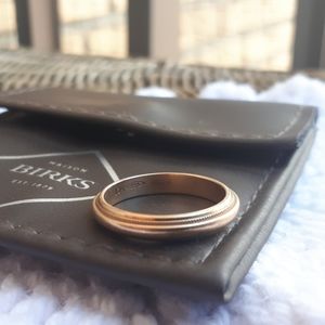 10k Yellow Gold Milgrain Ring Maison Birks